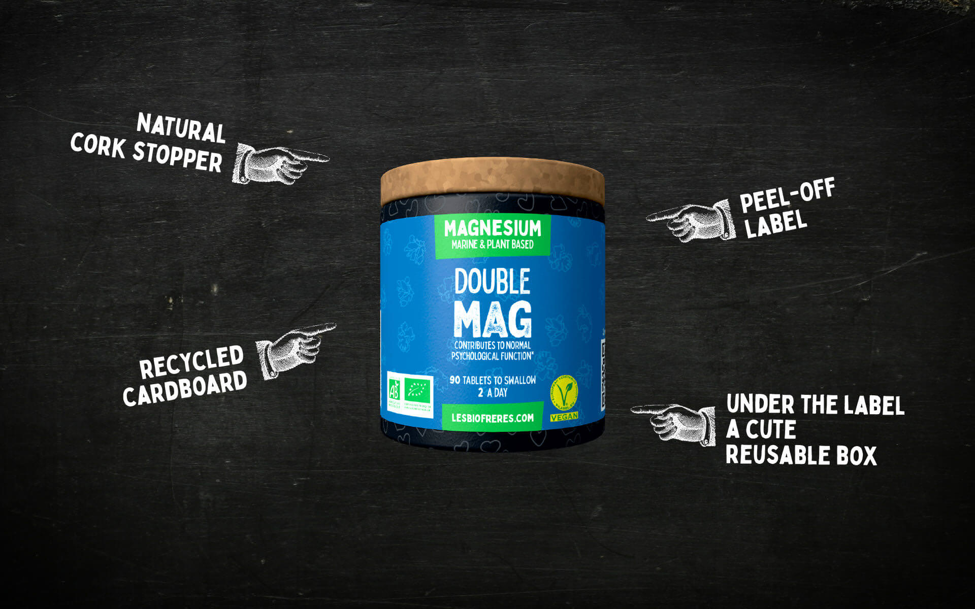 Double Mag – Comprimés à avaler – Magnésium