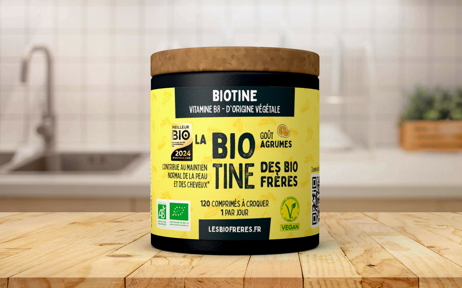 Béhuit Agrumes – Comprimés à croquer – Vitamine B8