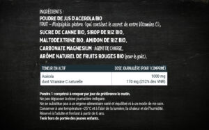 La C Bio – Comprimés à croquer – Vitamine C
