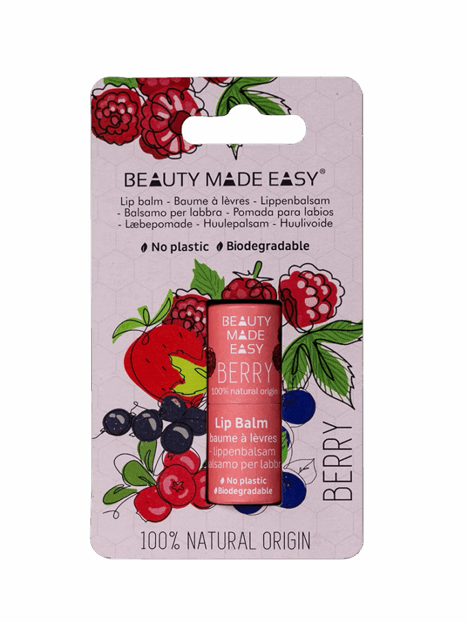 Paper tube lip balm - BERRY