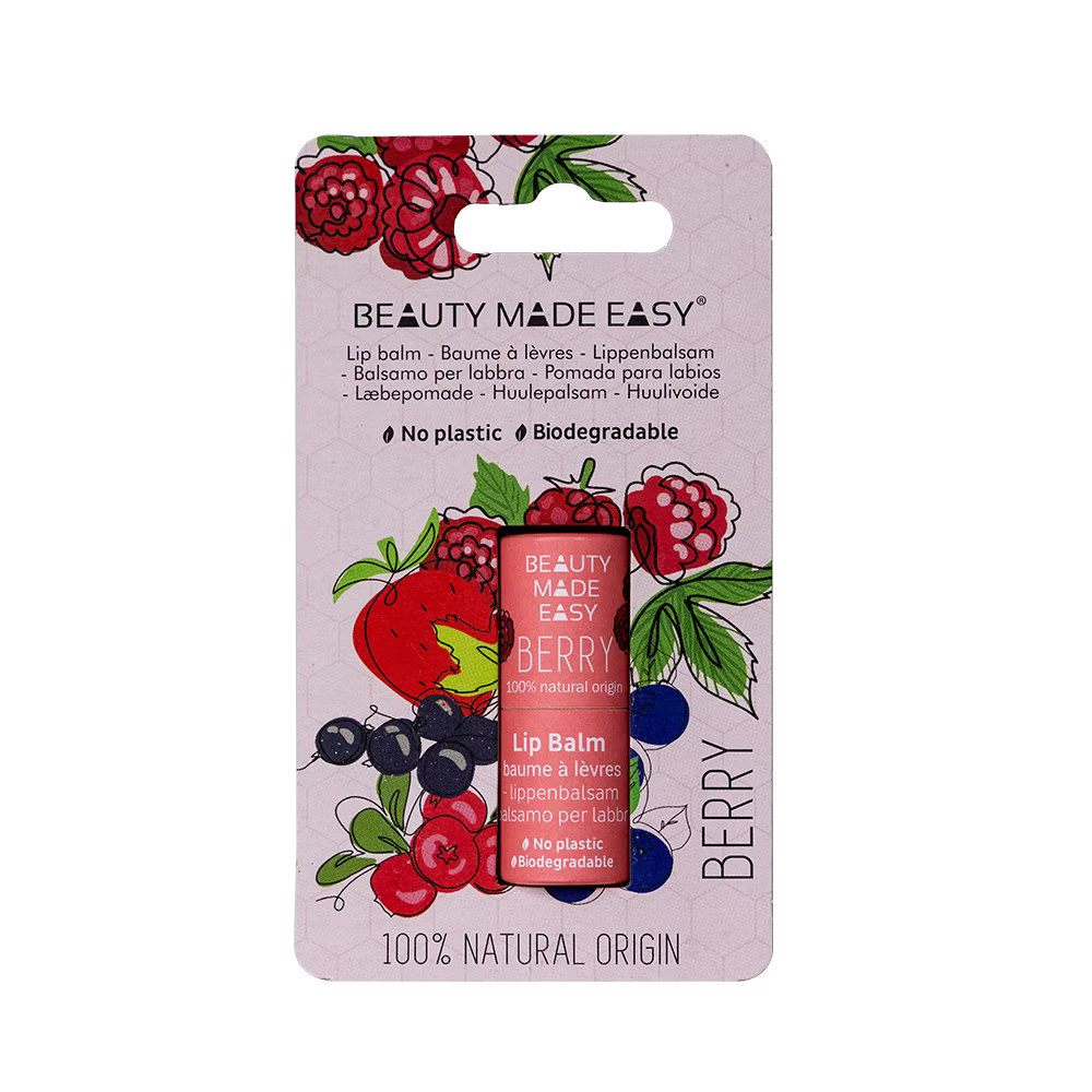Paper tube lip balm - BERRY