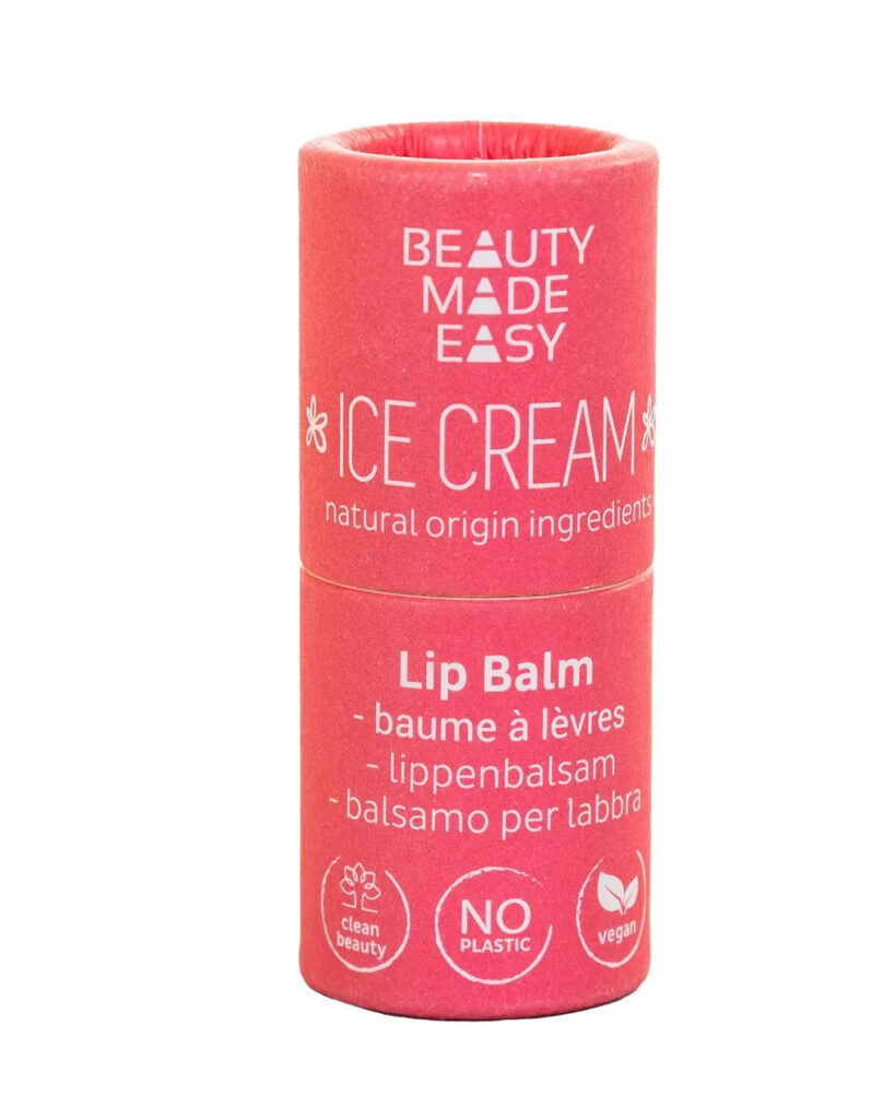 Paper tube Lip Balm-IceCream