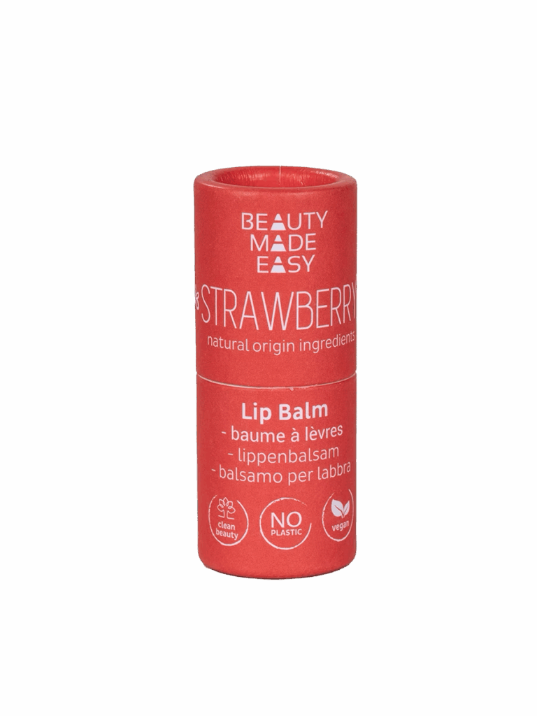 Paper tube lip balm – STRAWBERRY