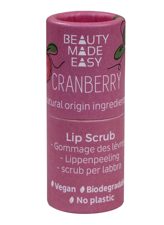 Paper tube Lip Scrub-Sugar & Cranberry