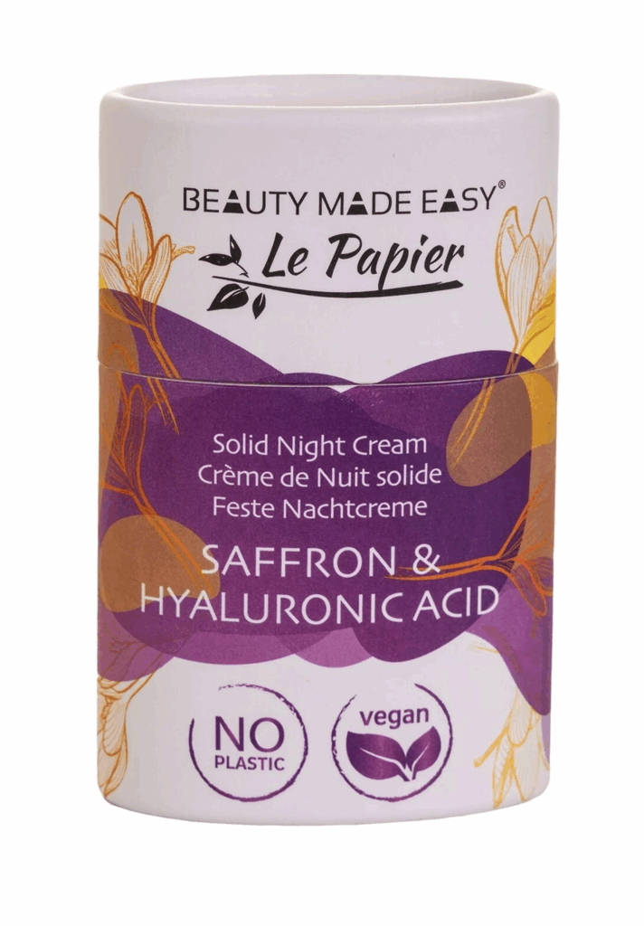Night Cream stick with Saffron and Hyaluronic Acid