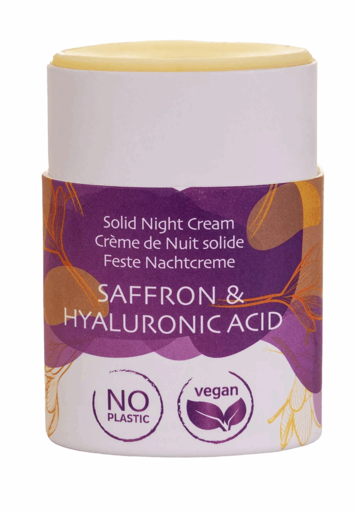 Night Cream stick with Saffron and Hyaluronic Acid