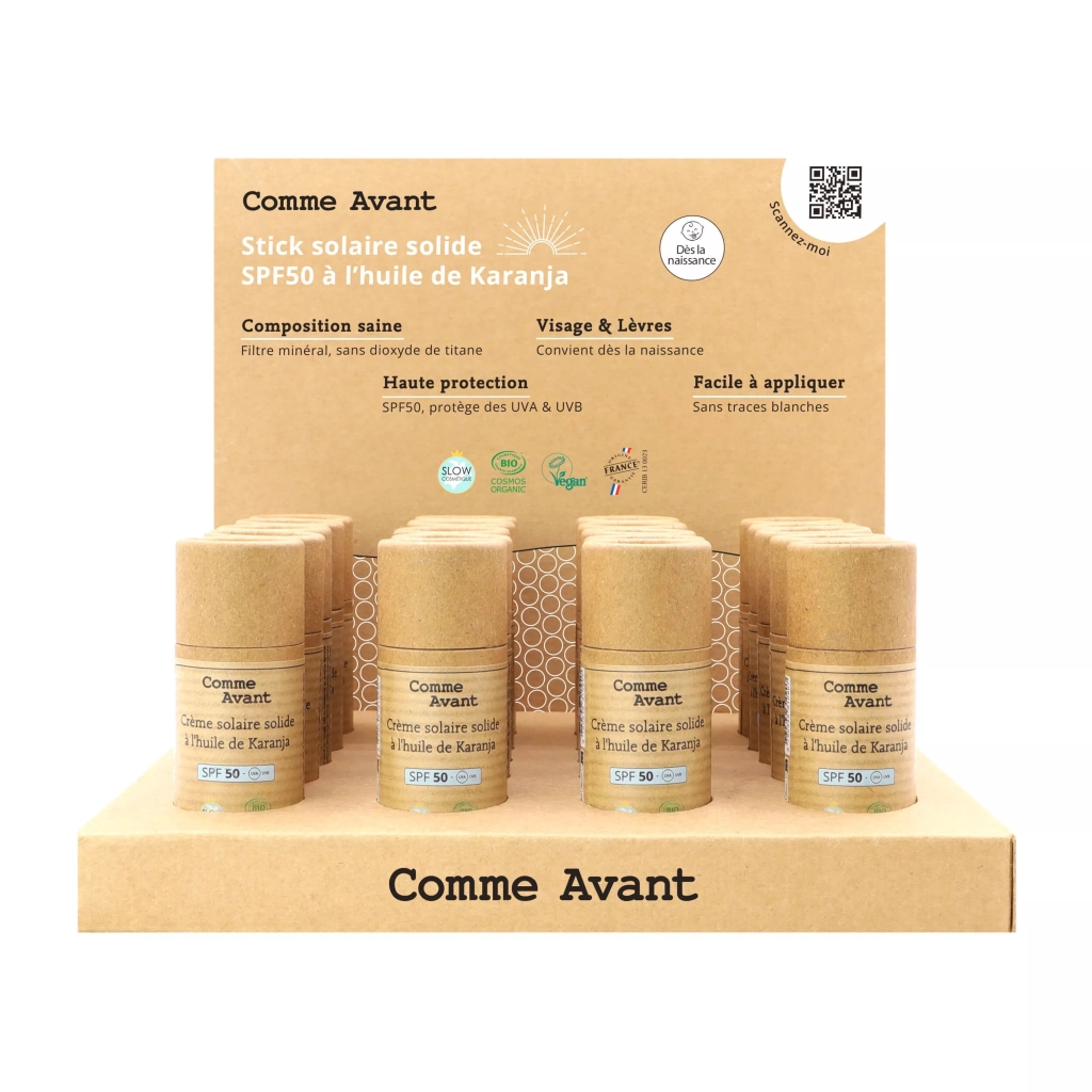 Organic sun stick SPF50 – Face & Lips