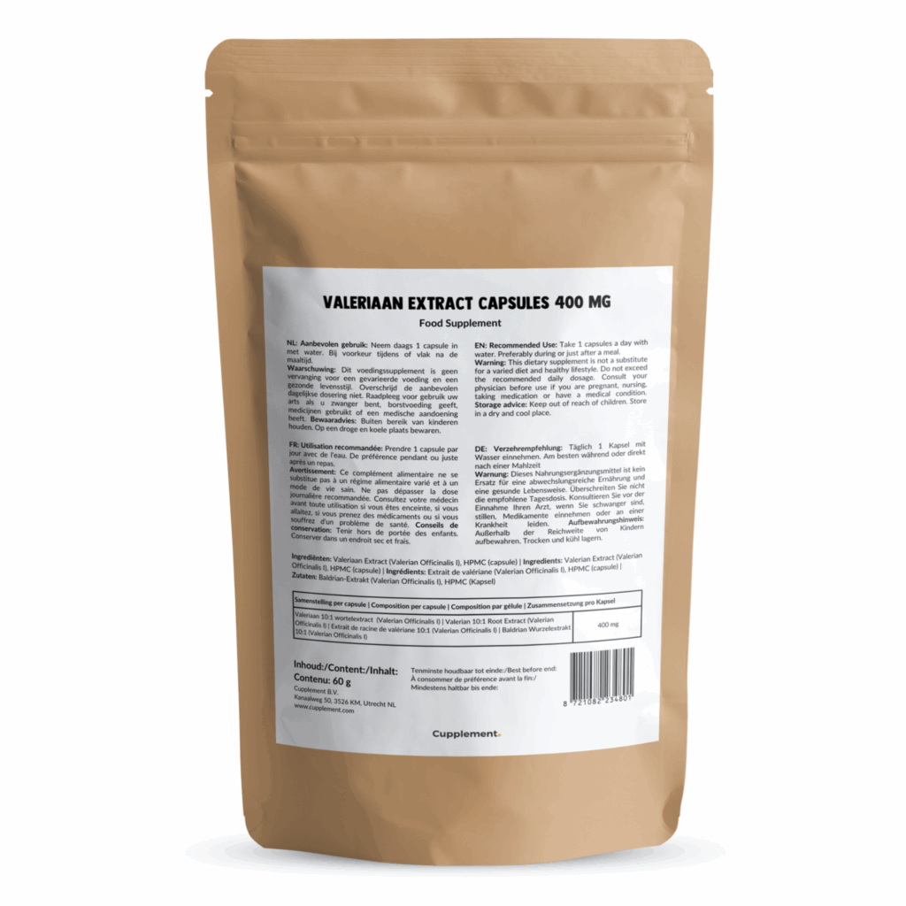 Valerian – 10:1 Extract – 400MG
