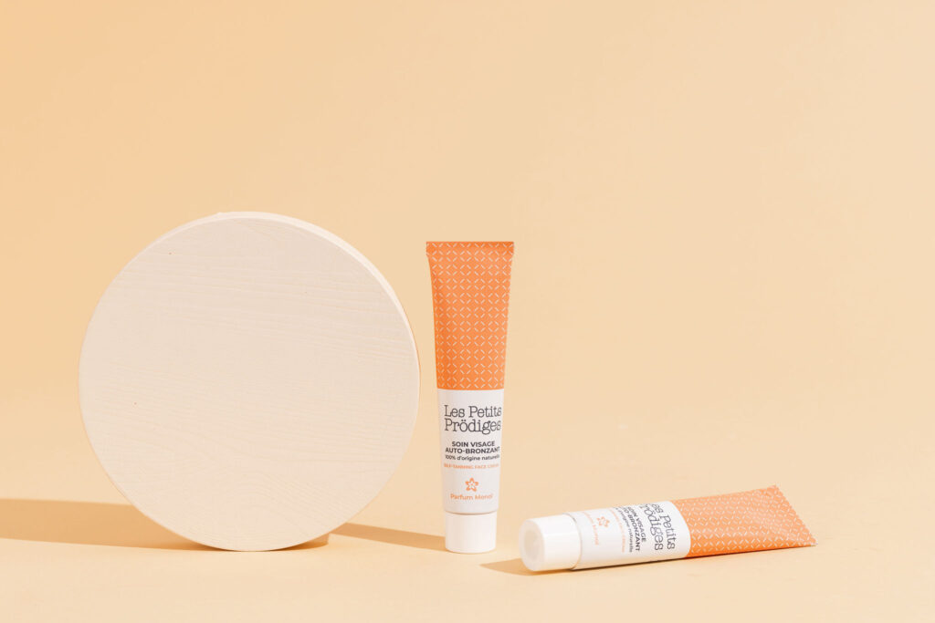 Soin visage auto-bronzant