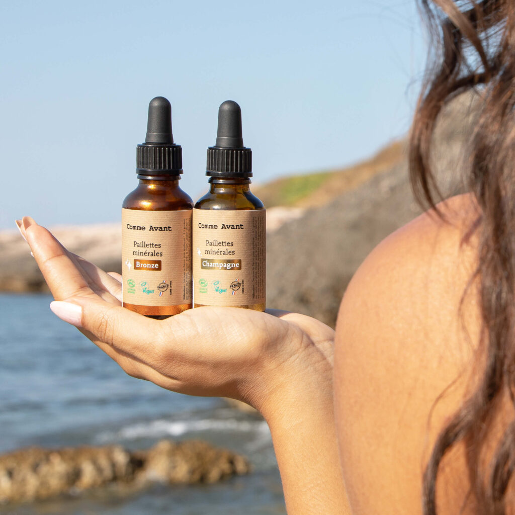 Paillettes minérales – Bronze