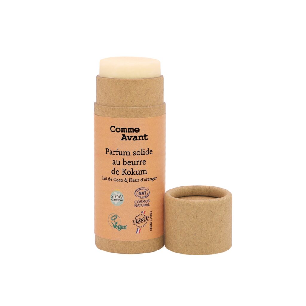 Parfum solide sucré au beurre de kokum – Monoï vanillé