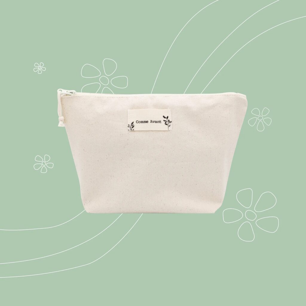 Pochette de Toilette en coton bio