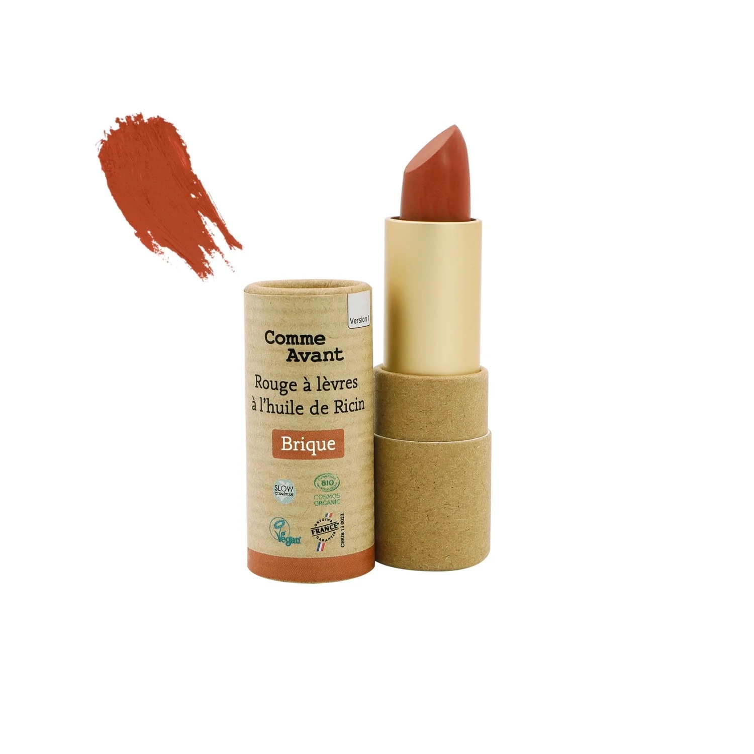 Organic lipstick – Brick