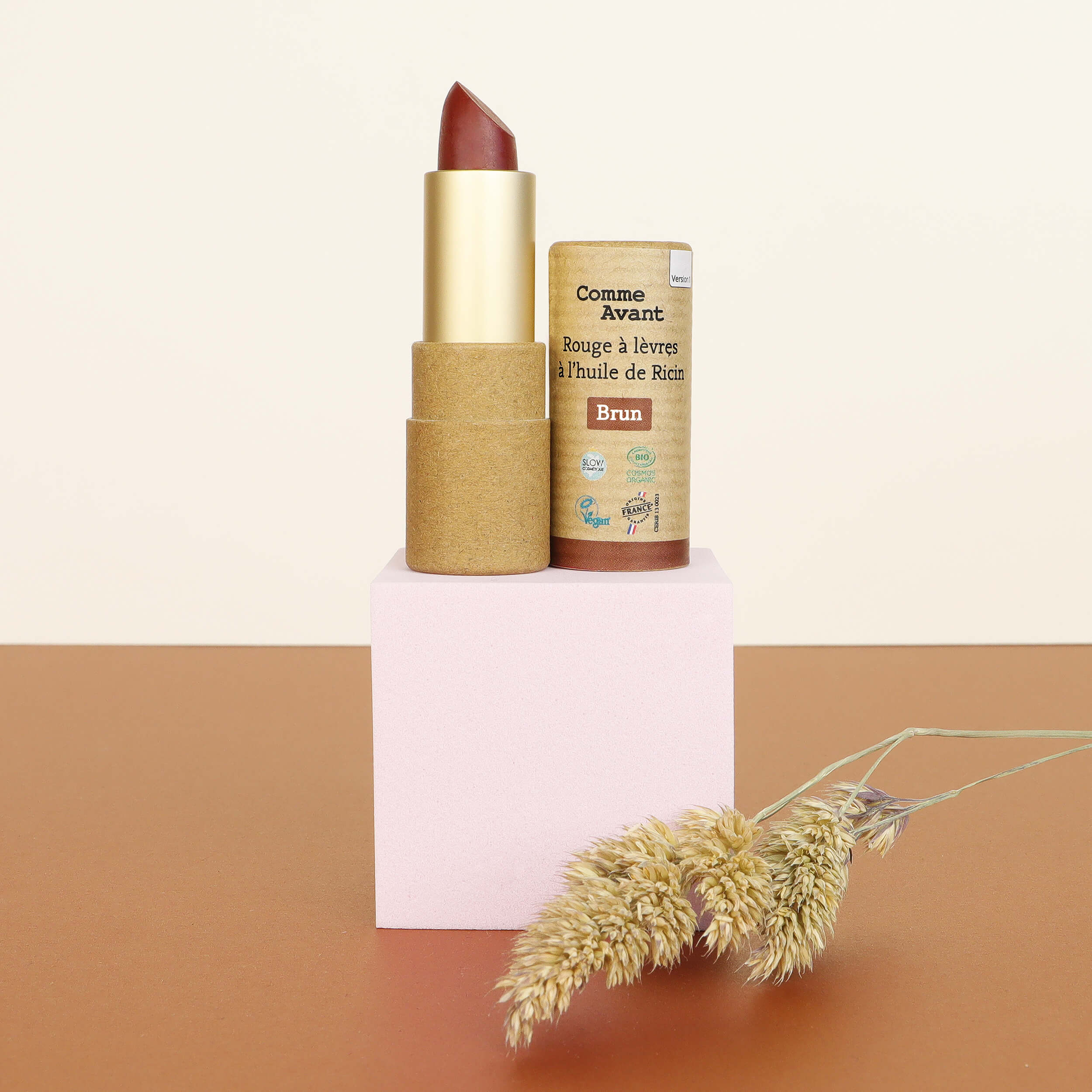 Organic lipstick - Brown
