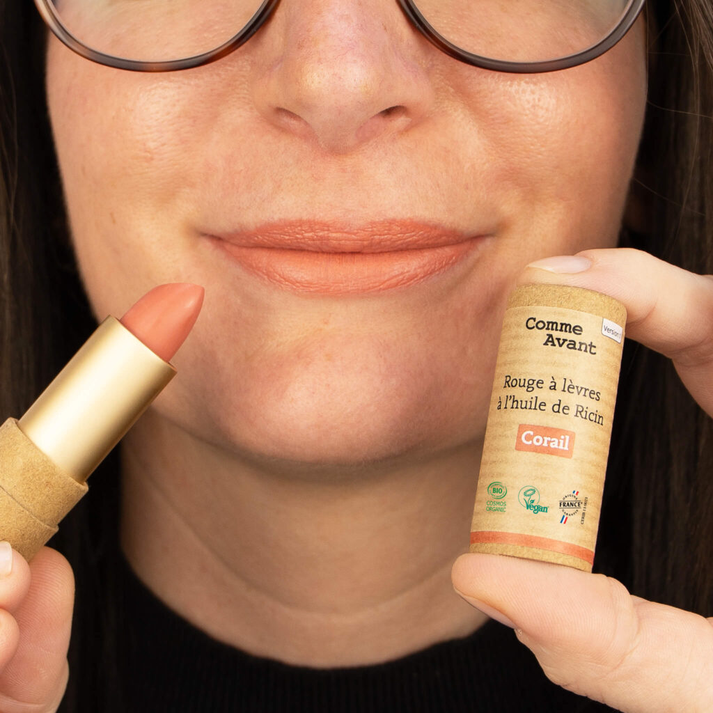 Organic lipstick – Coral