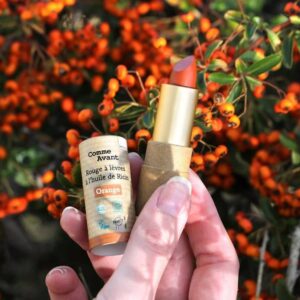 Organic lipstick – Amber Orange