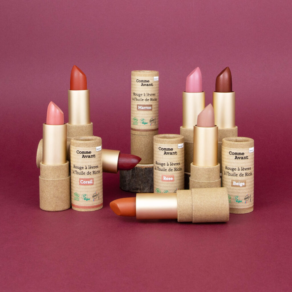 Organic lipstick – Amber Orange