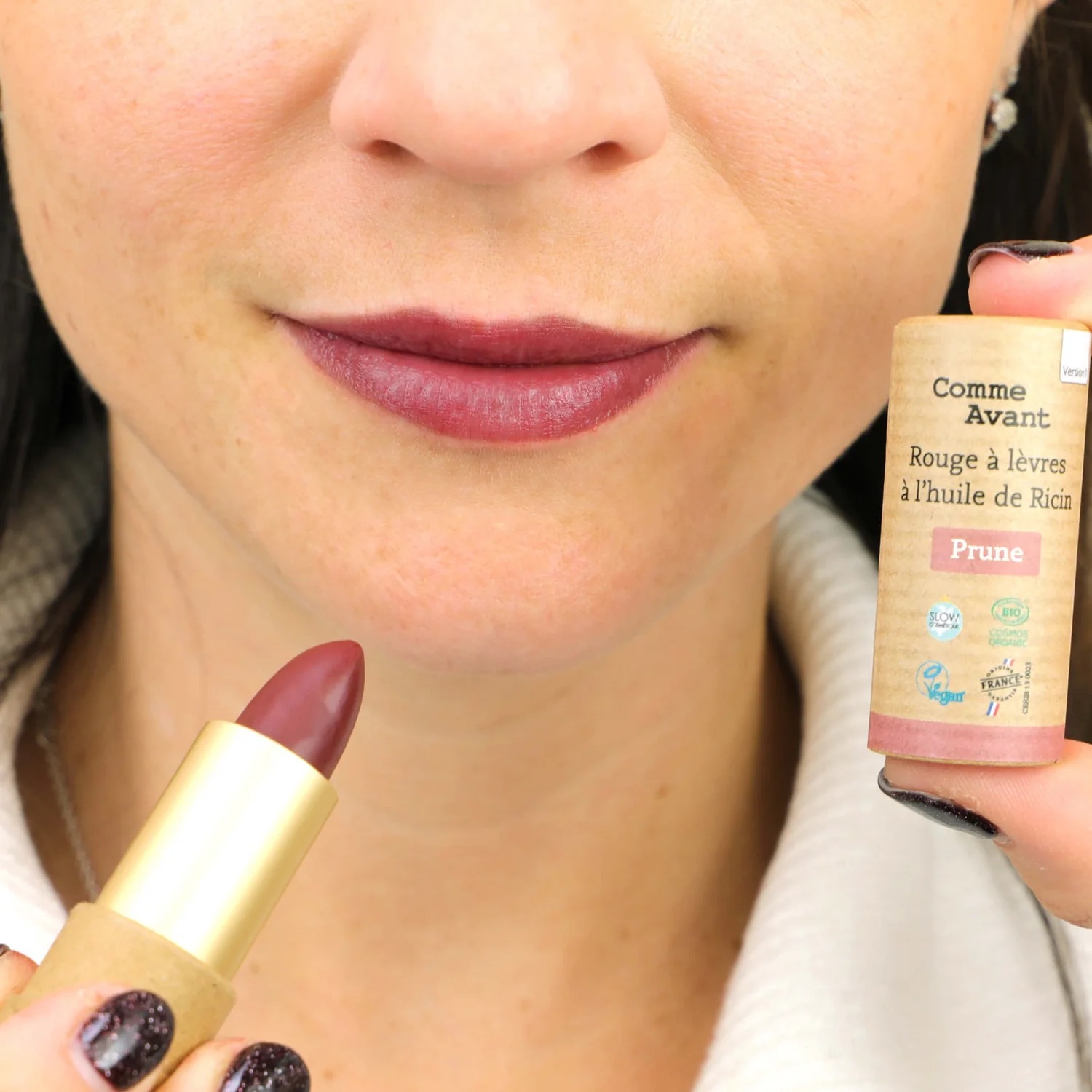 Organic lipstick – Plum