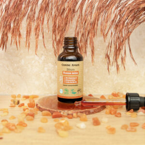 High concentration serum with immediate healthy glow effect