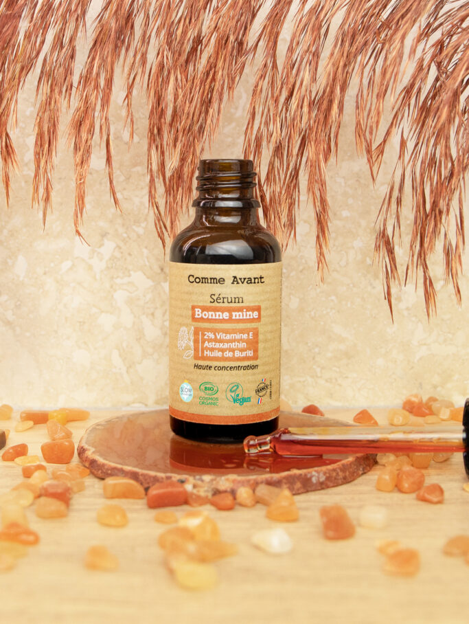 High concentration serum with immediate healthy glow effect