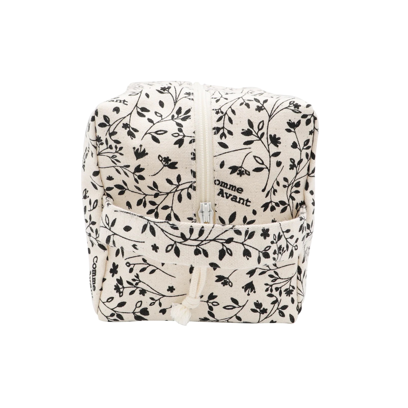 Trousse de Toilette Fleurie en coton bio