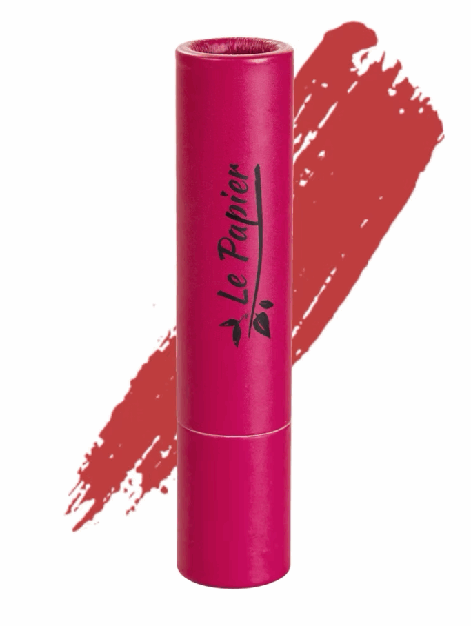 Le Papier Paper tube lipstick - 02 REDWOOD Matte