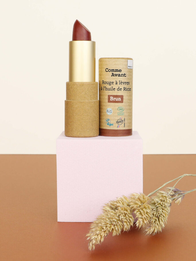 Makeup - Organic lipstick - Brown