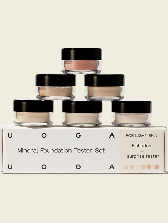 Mineral Foundation Tester Set (9650 Light skin)