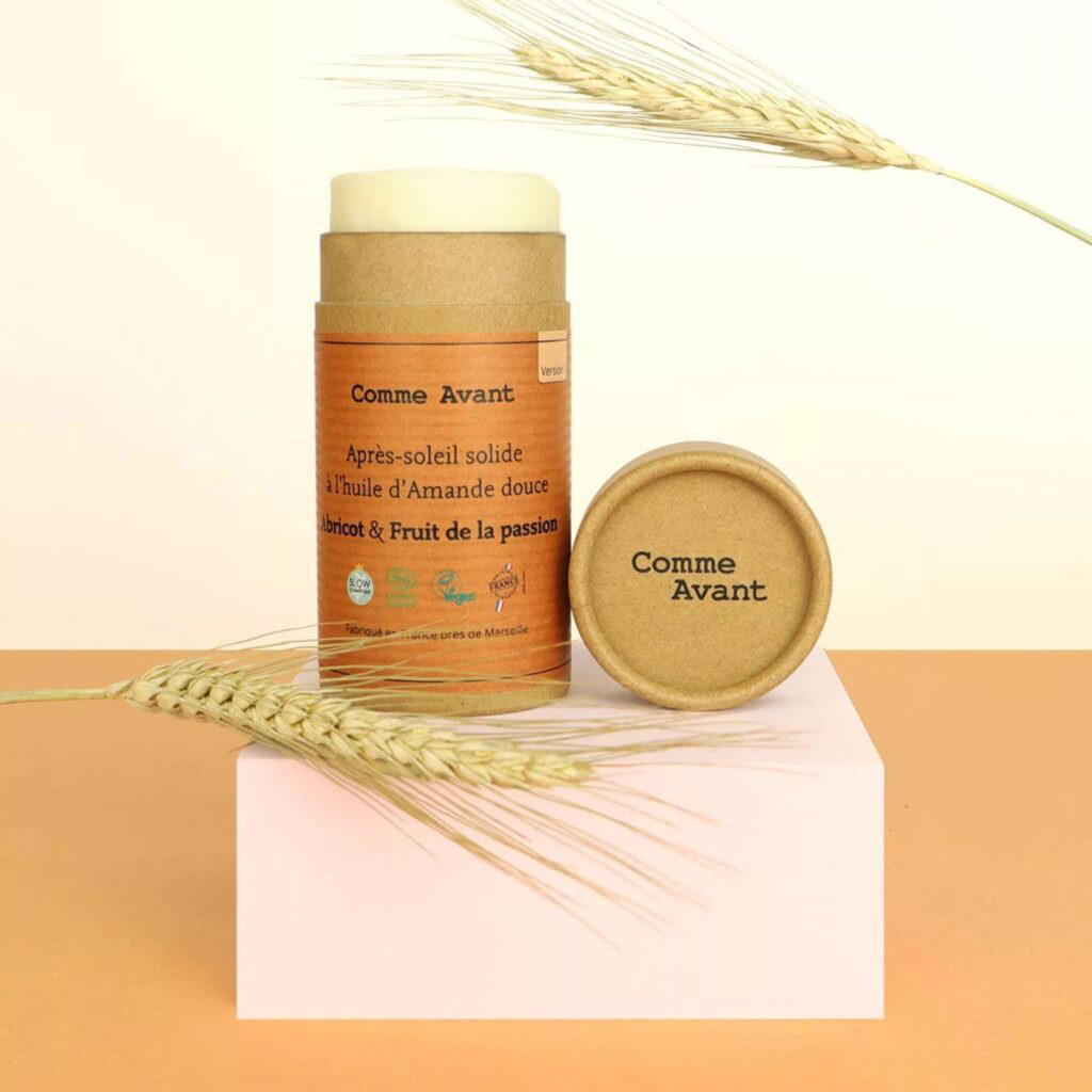 Après-soleil solide à l’huile d’Amande douce - Abricot & Fruit de la passion