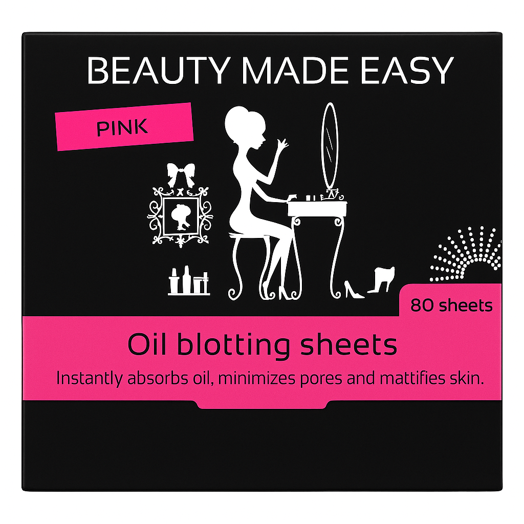 Oil Blotting Sheet-Pink