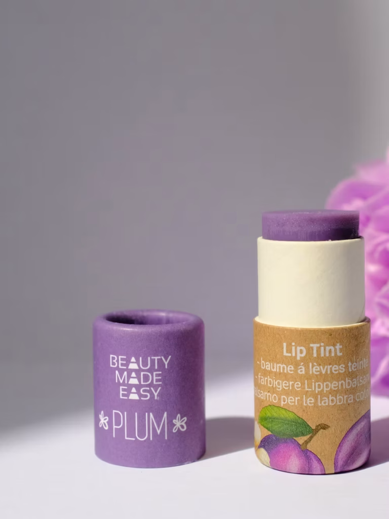 Tinted Lip Balm with Luxury Floral Oils-Plum