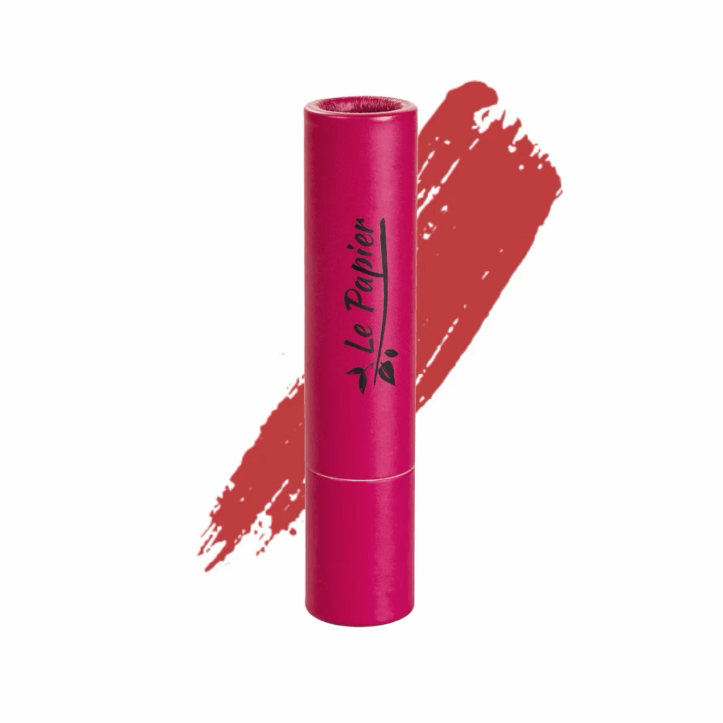 Le Papier Paper tube lipstick – 02 REDWOOD Matte