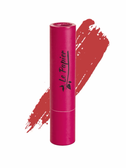 Le Papier Paper tube lipstick – 02 REDWOOD Matte